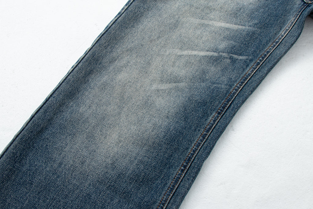 Vintage Washed Distressed Denim Jeans