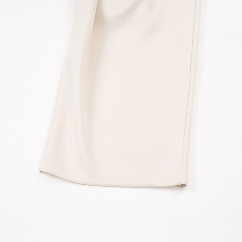 DONOTLOGO Urban Streetwear Collection | Unisex Curved Silhouette Trousers | Bold Pleat Motif & Soft Cotton Blend Fabric