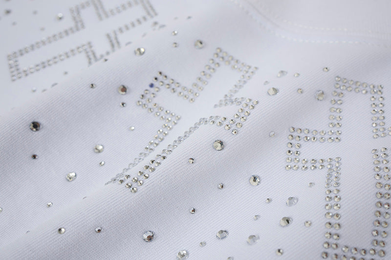 DONOTLOGO Rhinestone Cross Tank Top | Bling Crystal Sleeveless Tee, Oversized Fit | Summer Streetwear for Men