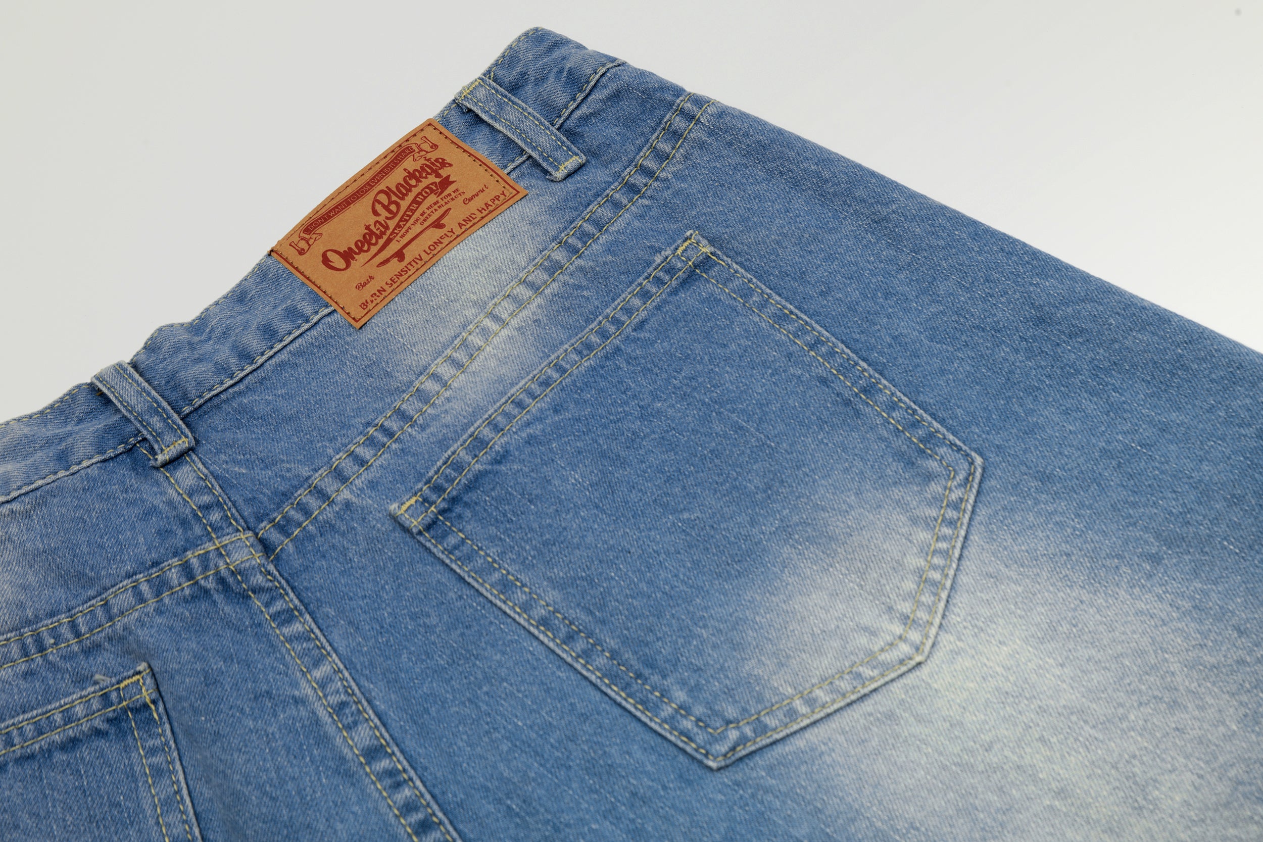 DONOTLOGO Vintage Washed Wide-Leg Denim Shorts | Unisex Baggy Capris | Retro American Style 7/8 Length Jeans