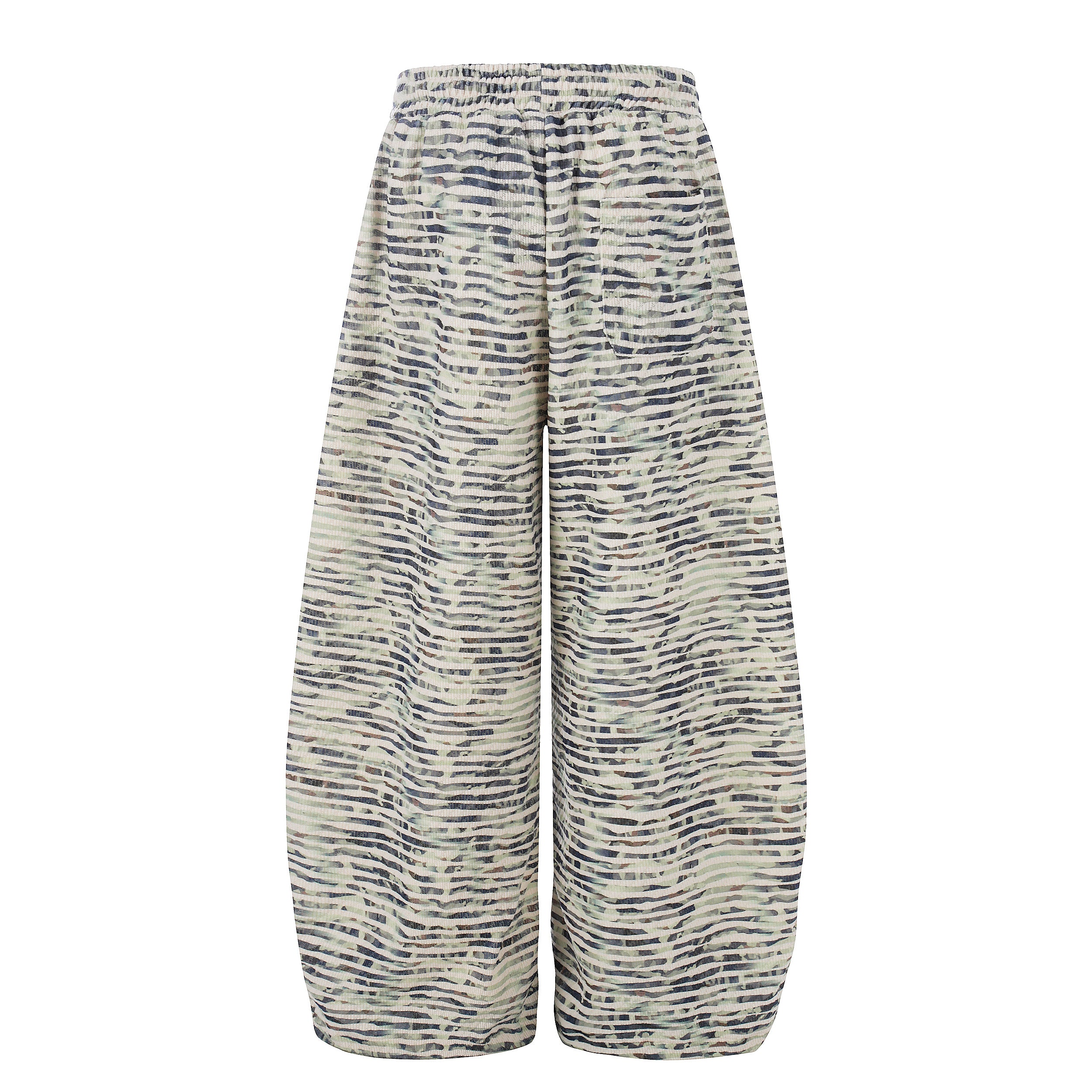 DONOTLOGO Urban Streetwear Collection | Unisex Relaxed Fit Sweatpants | Bold Horizontal Stripe & Embroidered Motif with Soft Cotton Blend Fabric