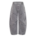 Unisex Premium Washed Distressed Patchwork Vintage Denim Jeans