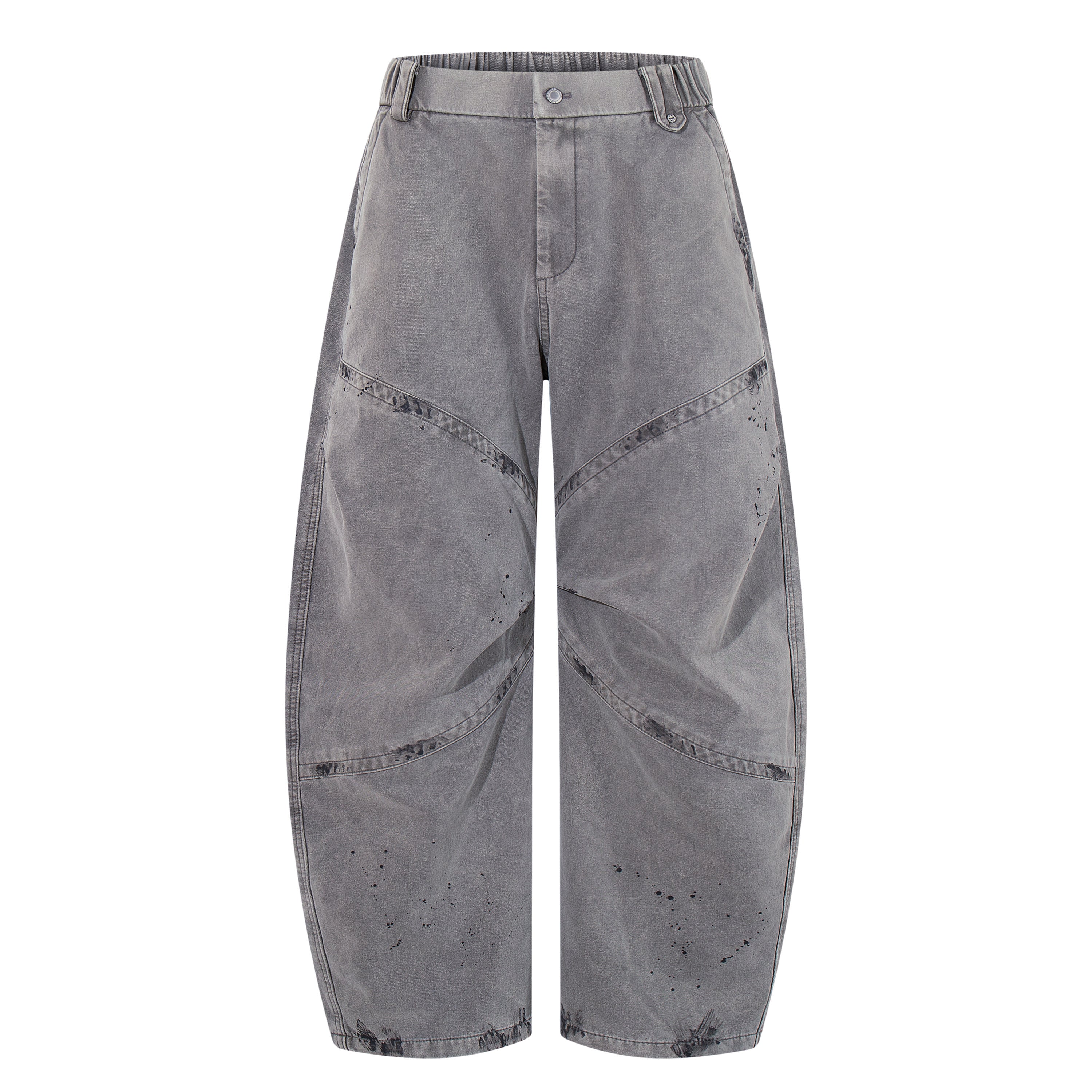 Unisex Premium Washed Distressed Patchwork Vintage Denim Jeans
