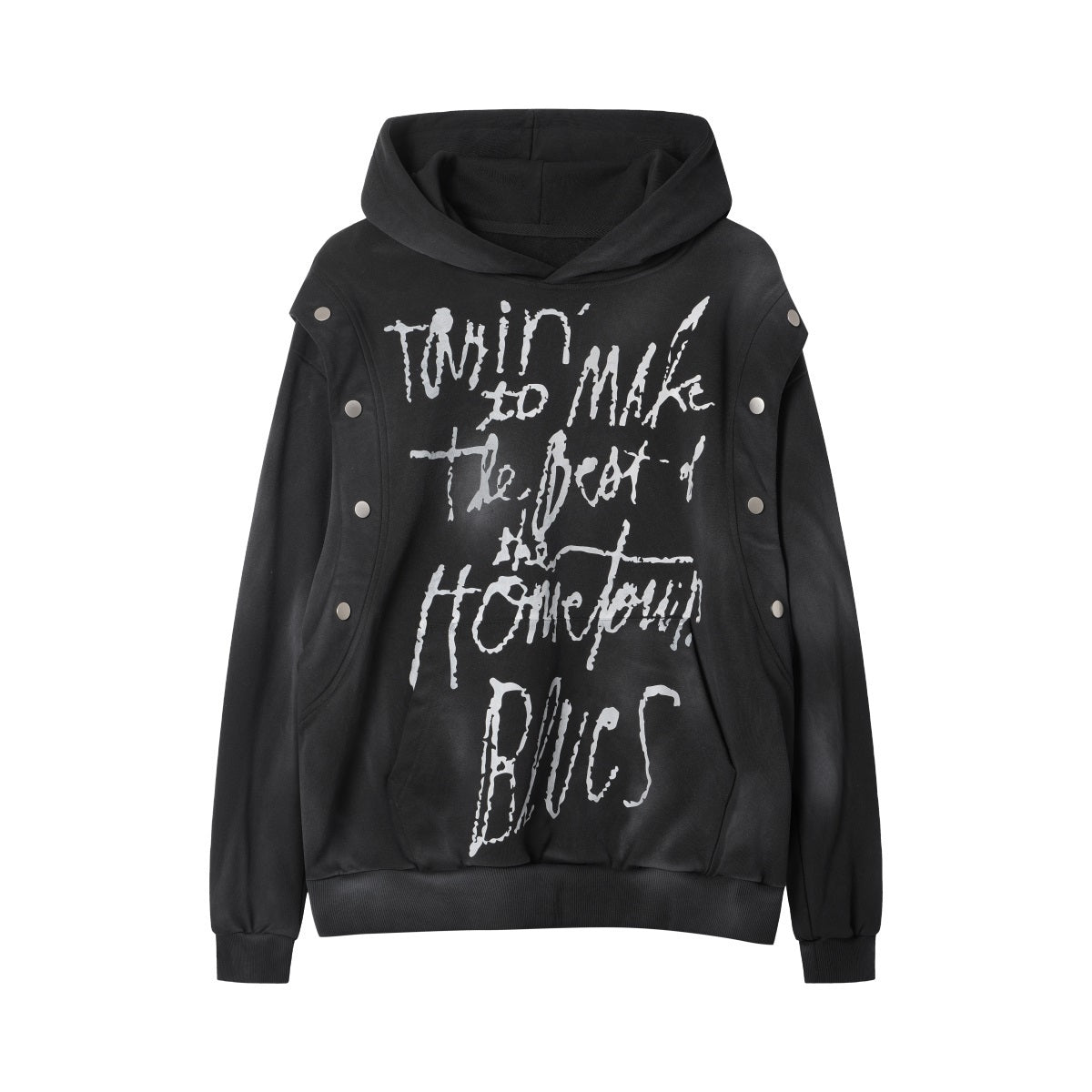 Unisex Hip-Hop High-Street Graffiti Hoodie