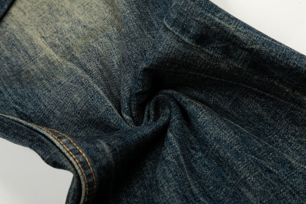 DONOTLOGO Urban Heritage Collection | Unisex Oversized Cat Whisker Denim | Retro Aesthetic High-Rise Wide-Leg Bottoms with Authentic Fade Detail