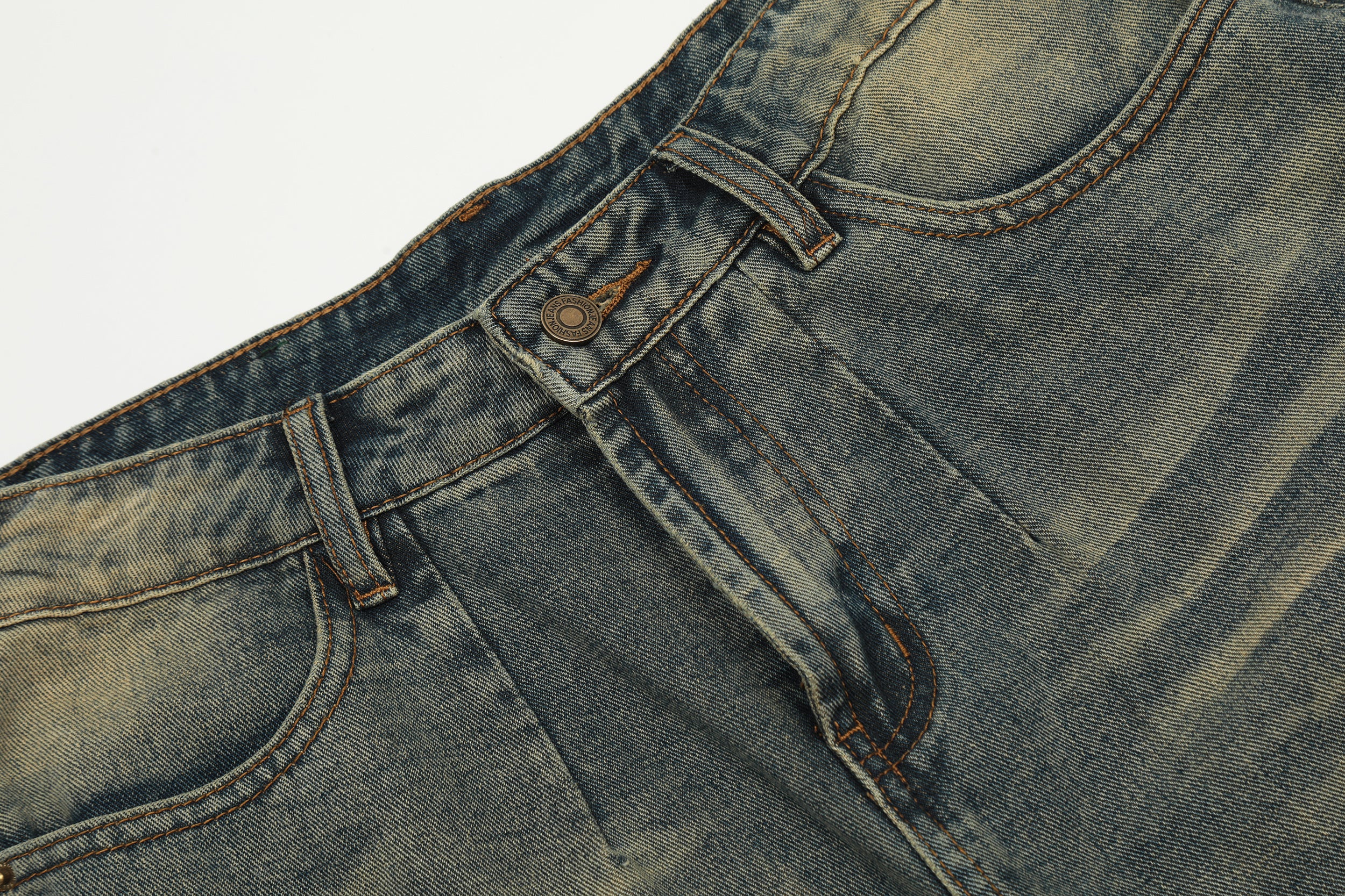 DONOTLOGO Sun-Faded Baggy Denim Shorts - Unisex Vintage Washed Jorts - Edgy Oversized Streetwear Bottom with Raw Hem & Distressed Pockets