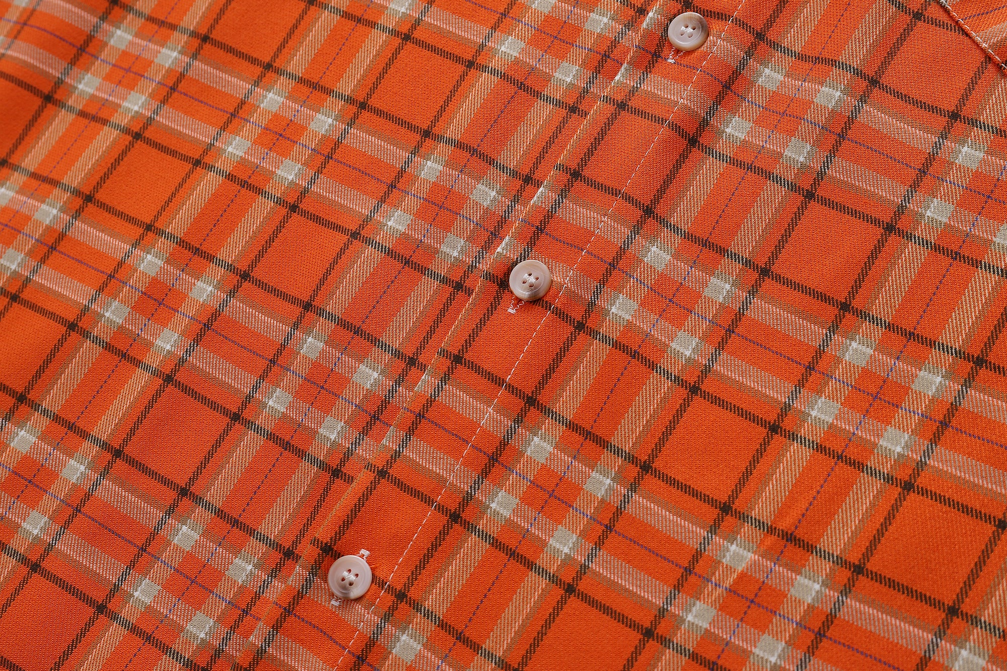 Unisex Striped Check Embroidered Tee