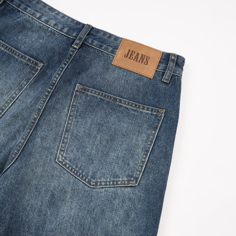 DONOTLOGO Urban Streetwear Collection | Unisex Relaxed Denim Trousers | Bold Ombre Wash Detail & High-Rise Silhouette with Premium Cotton Blend