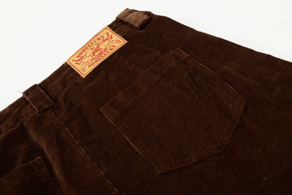 Unisex Vintage Washed Wide-Leg Pleated Pants