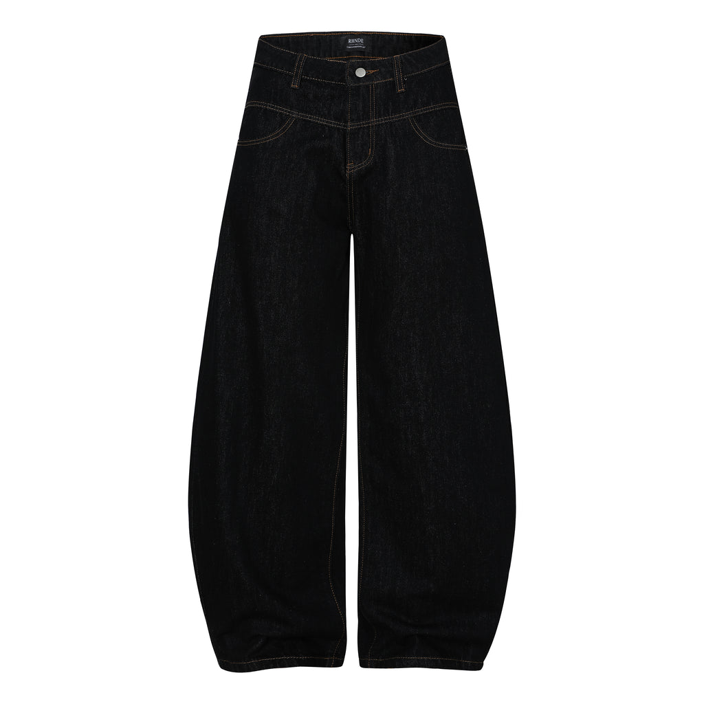 Unisex Star Print Denim Jeans