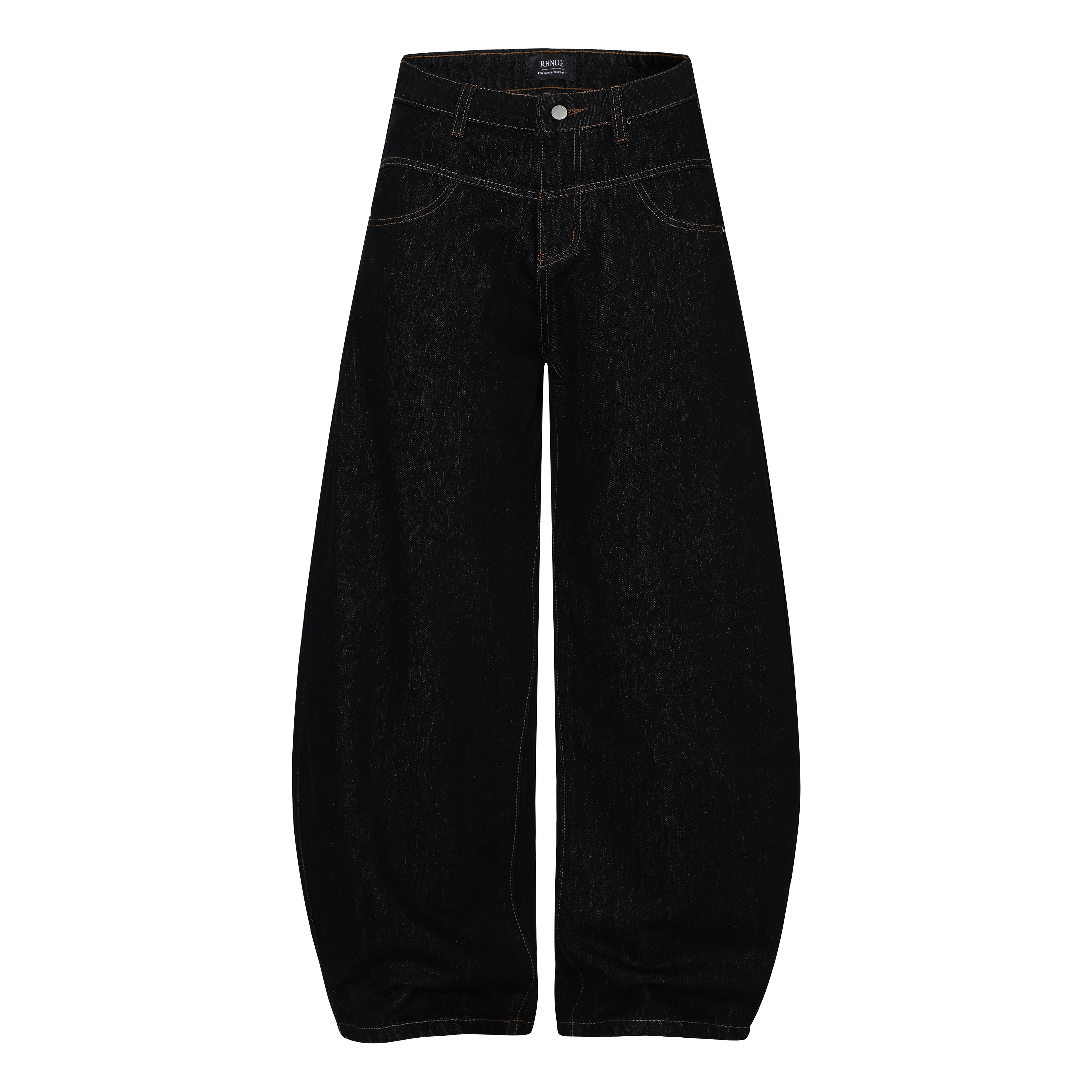 Unisex Star Print Denim Jeans