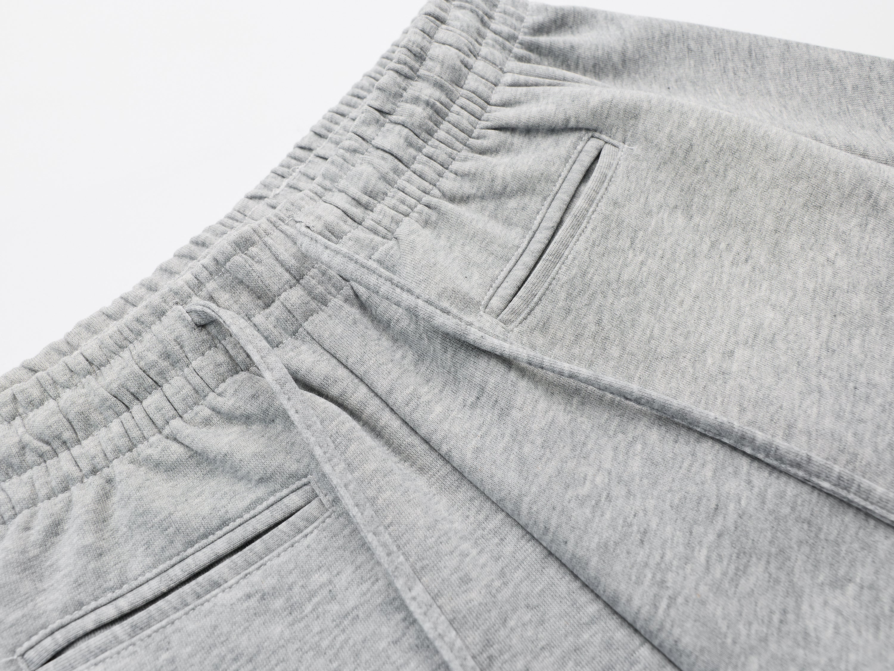 DONOTLOGO Relaxed Fit Wide Leg Sweatpants - Unisex Drawstring Lounge Joggers - Minimalist Streetwear Casual Pants