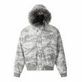 DONOTLOGO Urban Streetwear Aesthetic  | Faux Fur Hood & Textured Print with Bold Silhouette