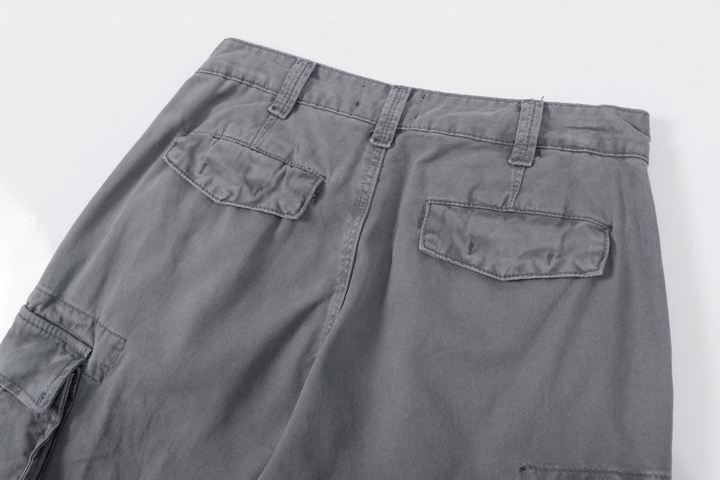 Unisex Distressed Loose-Fit Pants