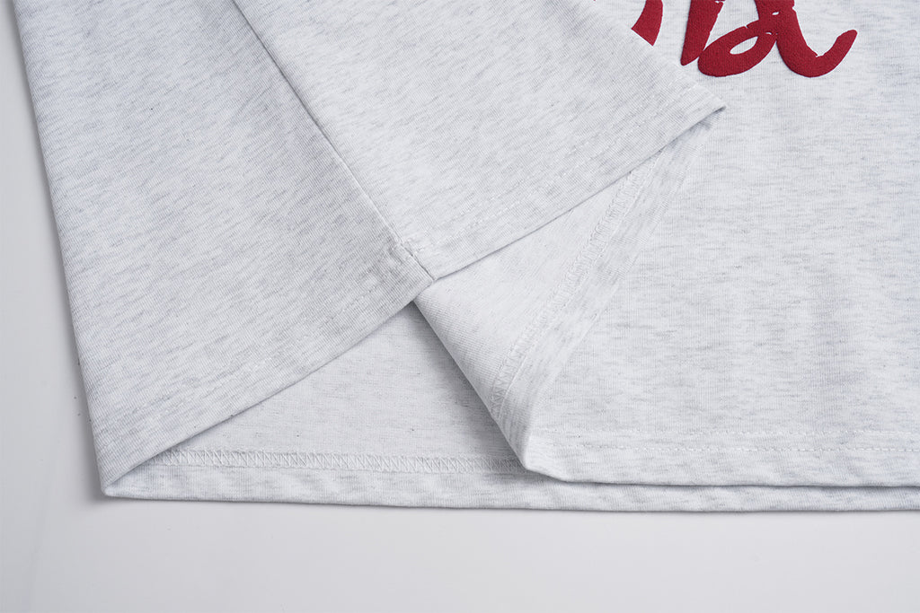 Unisex Color-Block Letter Print Graphic