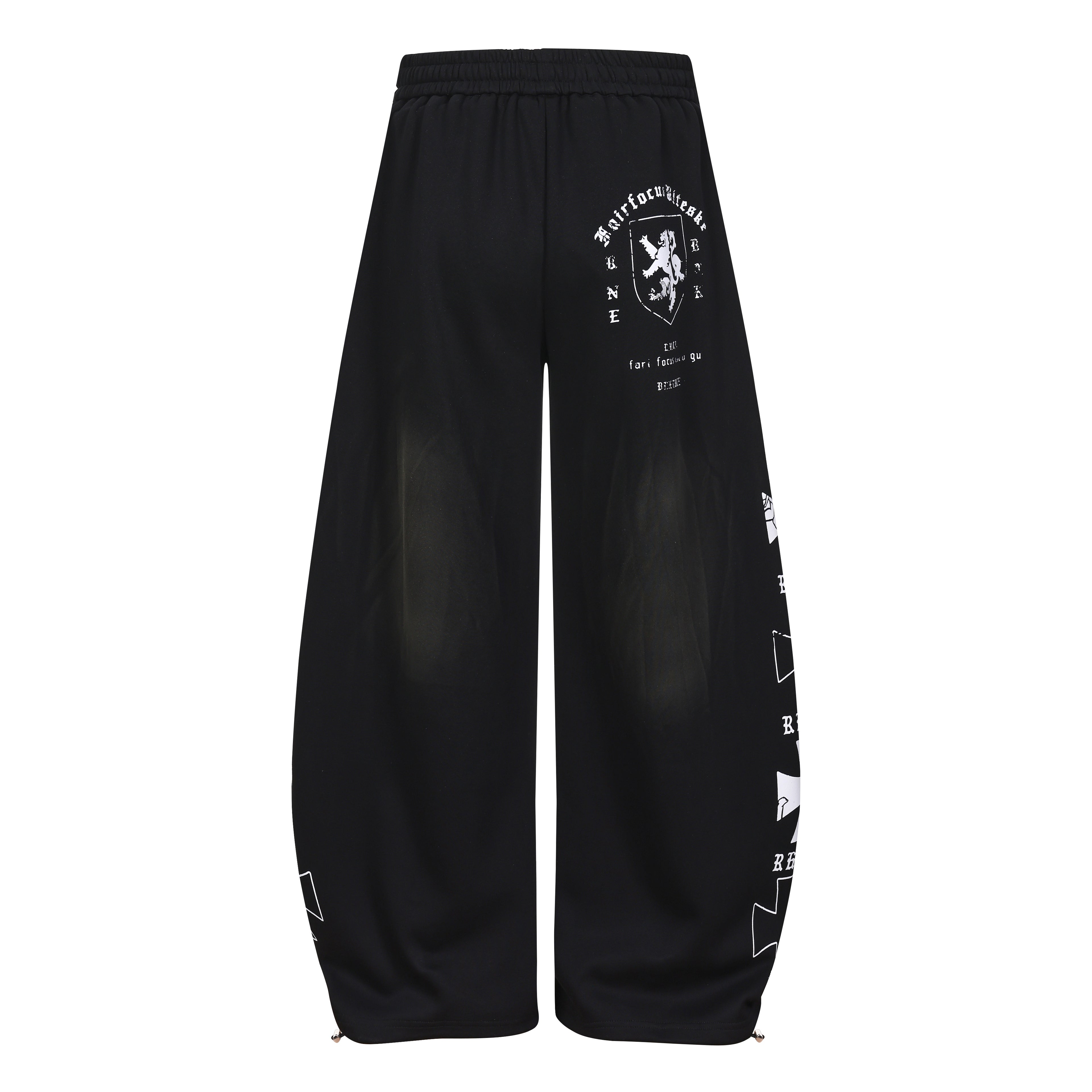 DONOTLOGO Urban Streetwear Collection | Unisex Curved Silhouette Trousers | Bold Gradient Motif & Soft Cotton Blend Fabric