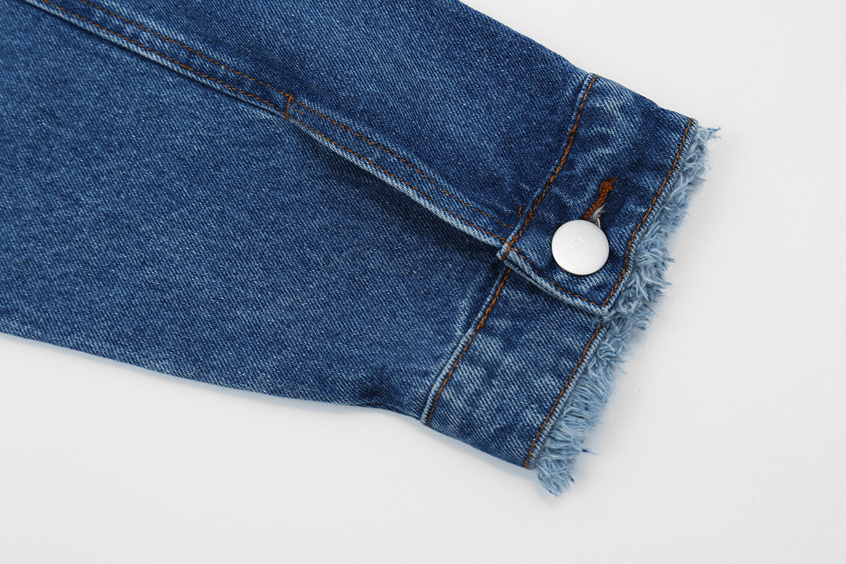 Unisex Color-Block Patchwork Jacket