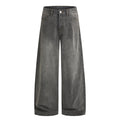 DONOTLOGO Urban Streetwear Collection | Unisex Relaxed Denim Trousers | Bold Ombre Wash Detail & High-Rise Silhouette with Premium Cotton Blend