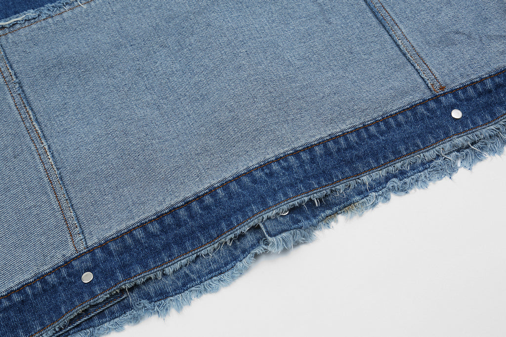 Unisex Color-Block Patchwork Jacket