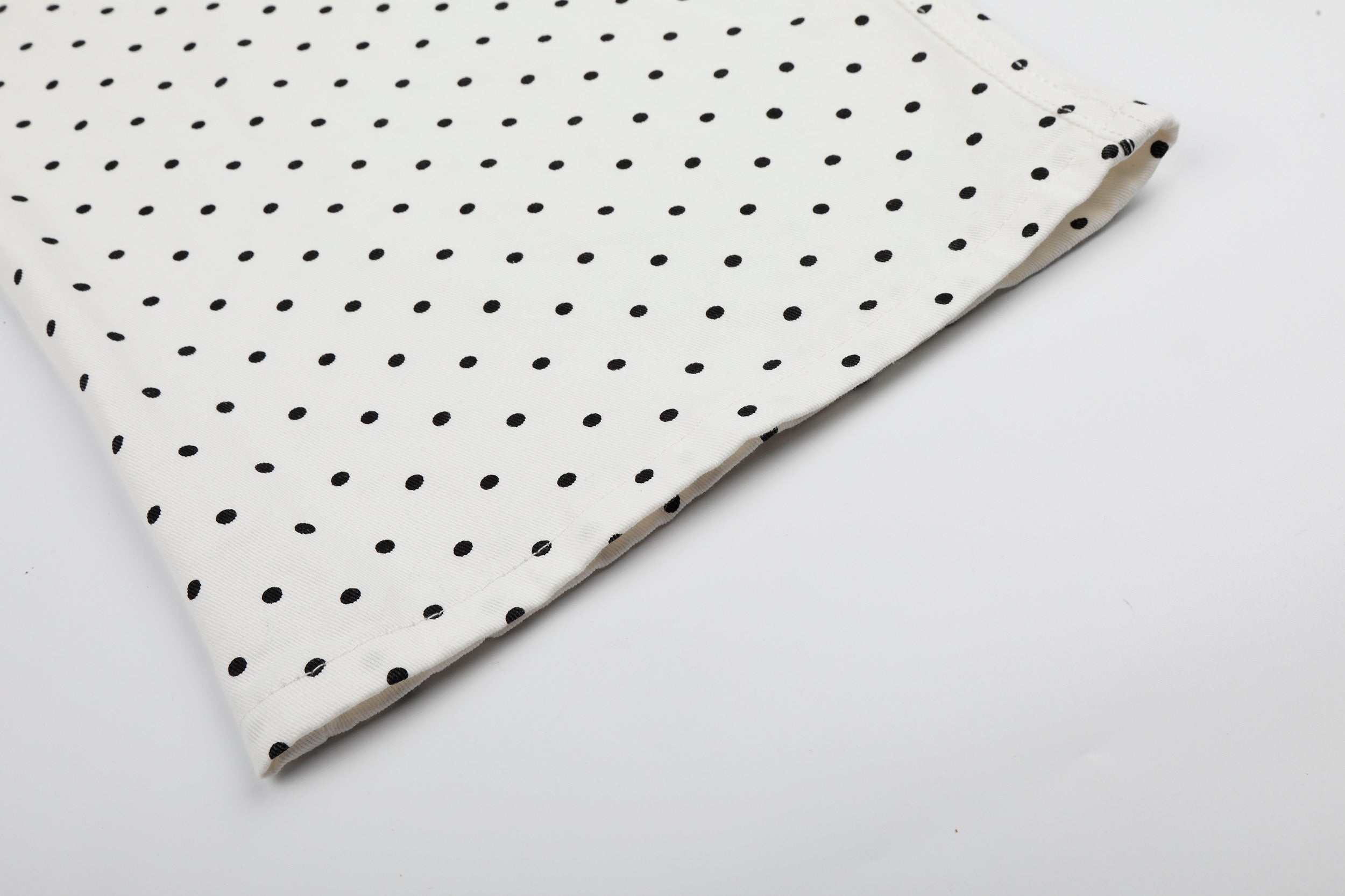 DONOTLOGO Sweet Streetwear Collection | Unisex Relaxed Fit Denim Jeans | Bold Polka Dot Print & Embroidered Pocket Detail with Classic Cotton Denim Fabric