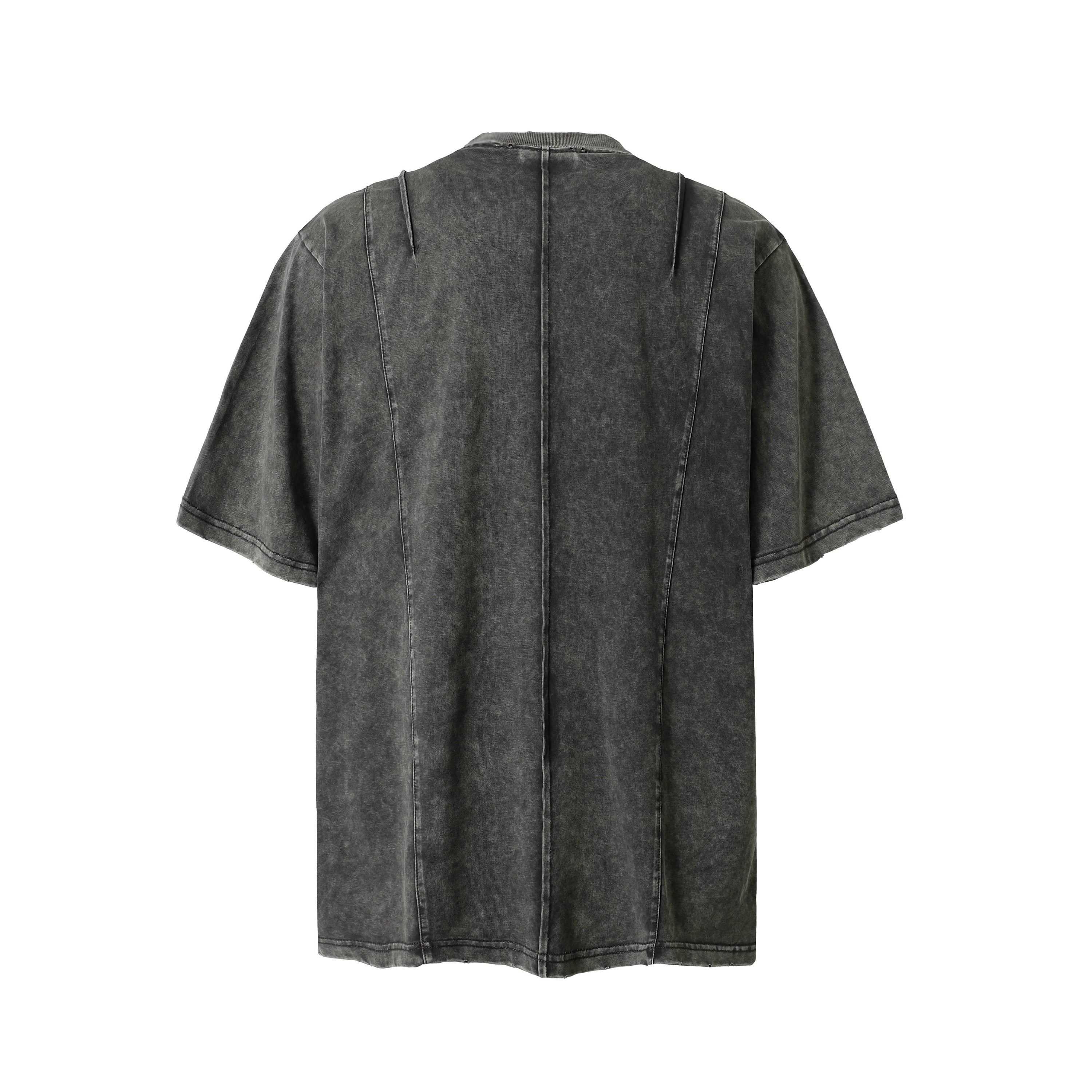 DONOTLOGO Urban Utility Collection | Unisex Relaxed Fit Tee | Bold Zippered Pocket Detail & Embossed Branding with Heavyweight Cotton Fabric