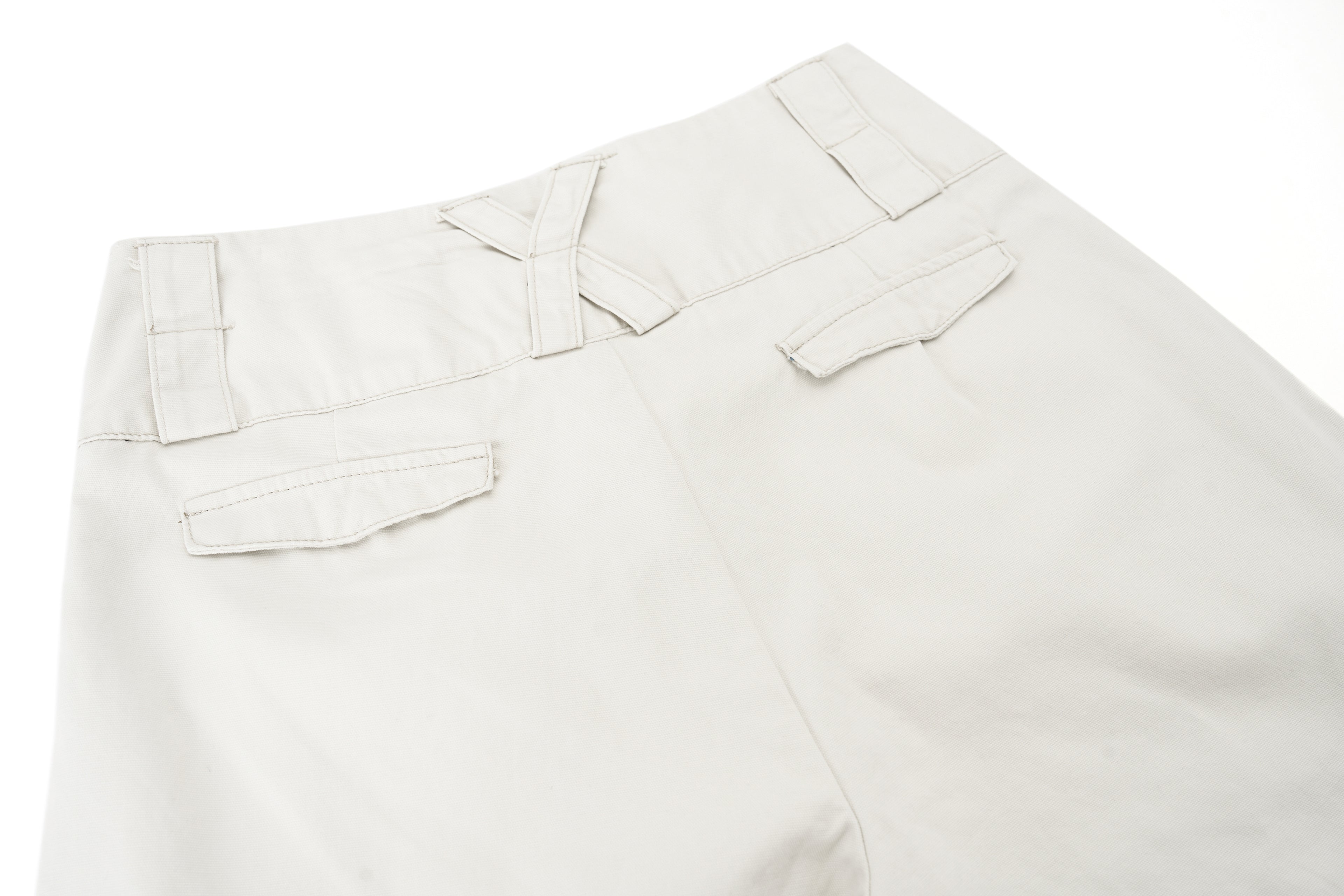 DONOTLOGO Retro Double Waistband Baggy Cargo Jorts | Unisex Y2K Wide Leg Cropped Pants | High Street Summer Bottoms