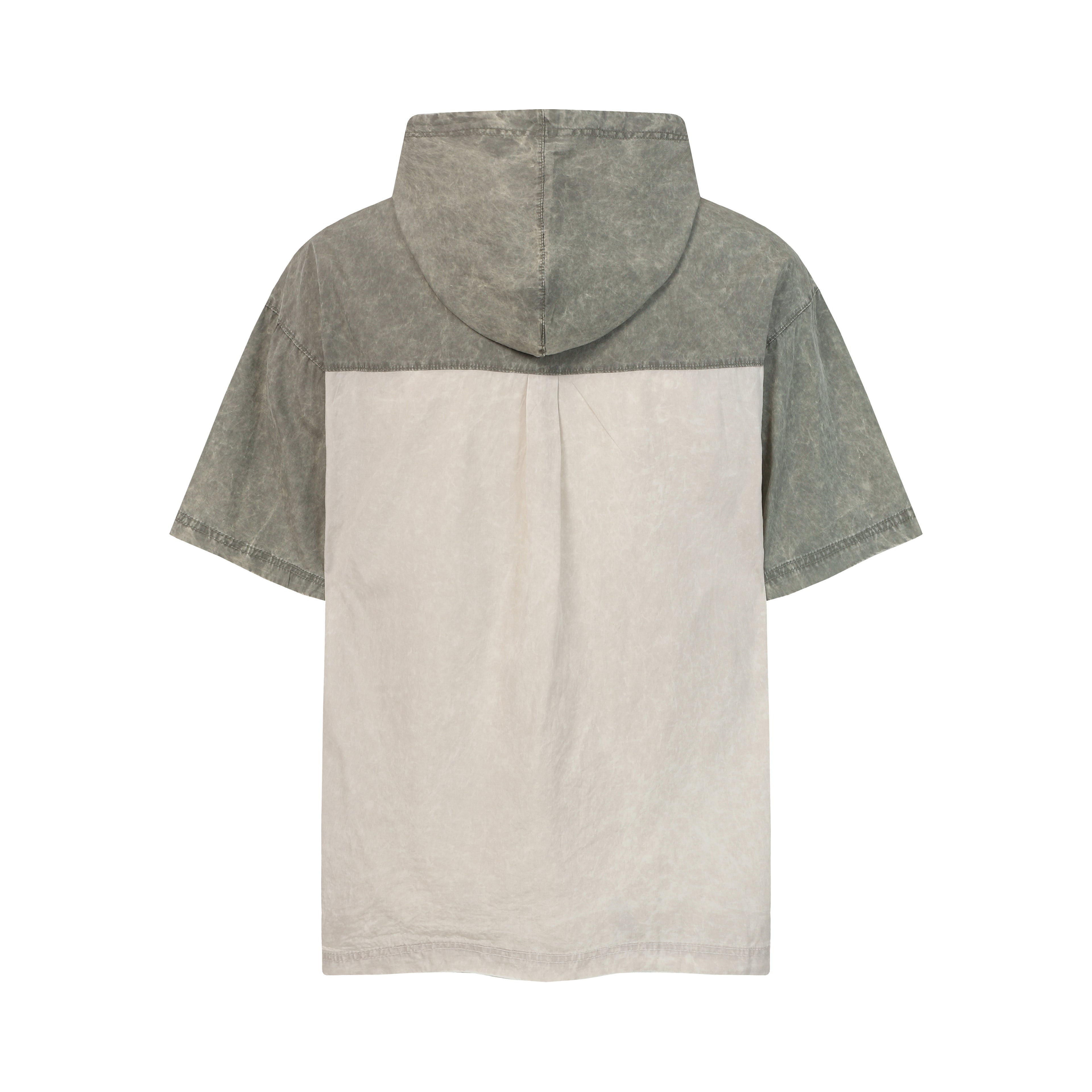 DONOTLOGO Urban Utility Collection | Unisex Relaxed Fit Hooded Tee | Bold Raglan Colorblocking & Functional Chest Pocket with Soft Washed Cotton Blend Fabric