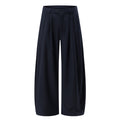 DONOTLOGO Minimalist Black Baggy Suit Pants | Unisex Y2K Wide Leg Trousers | High Street Relaxed Fit Bottoms