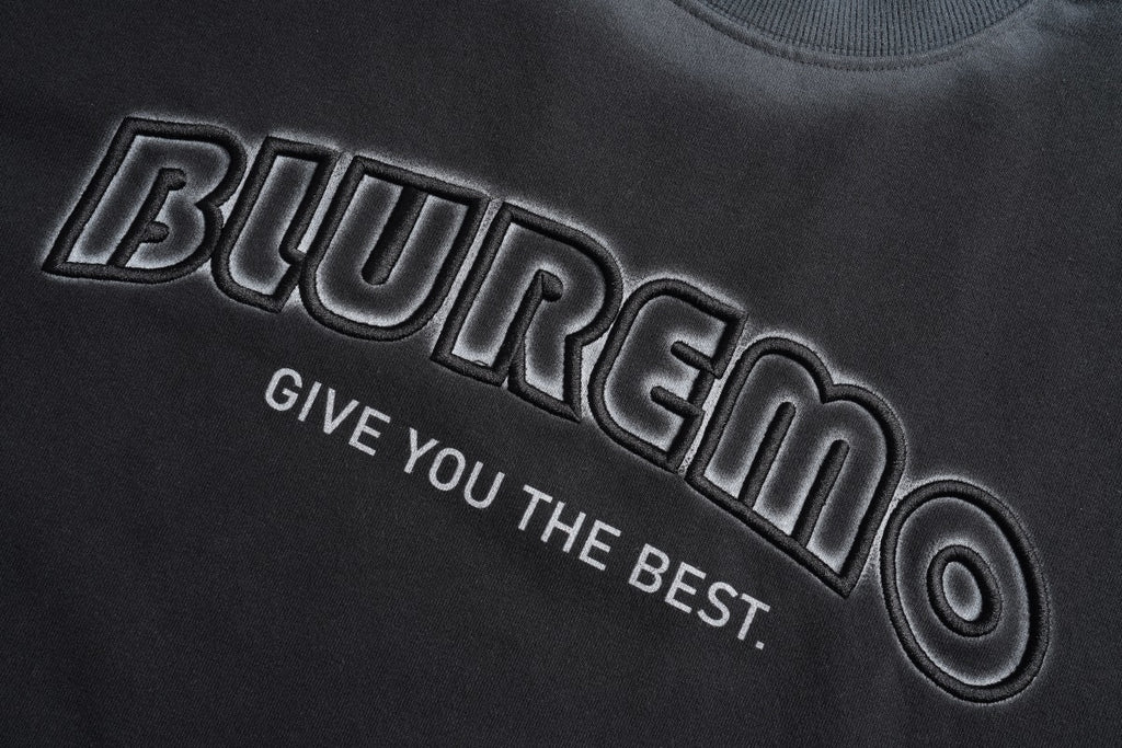 Unisex Ombre Letter Crewneck Sweatshirt