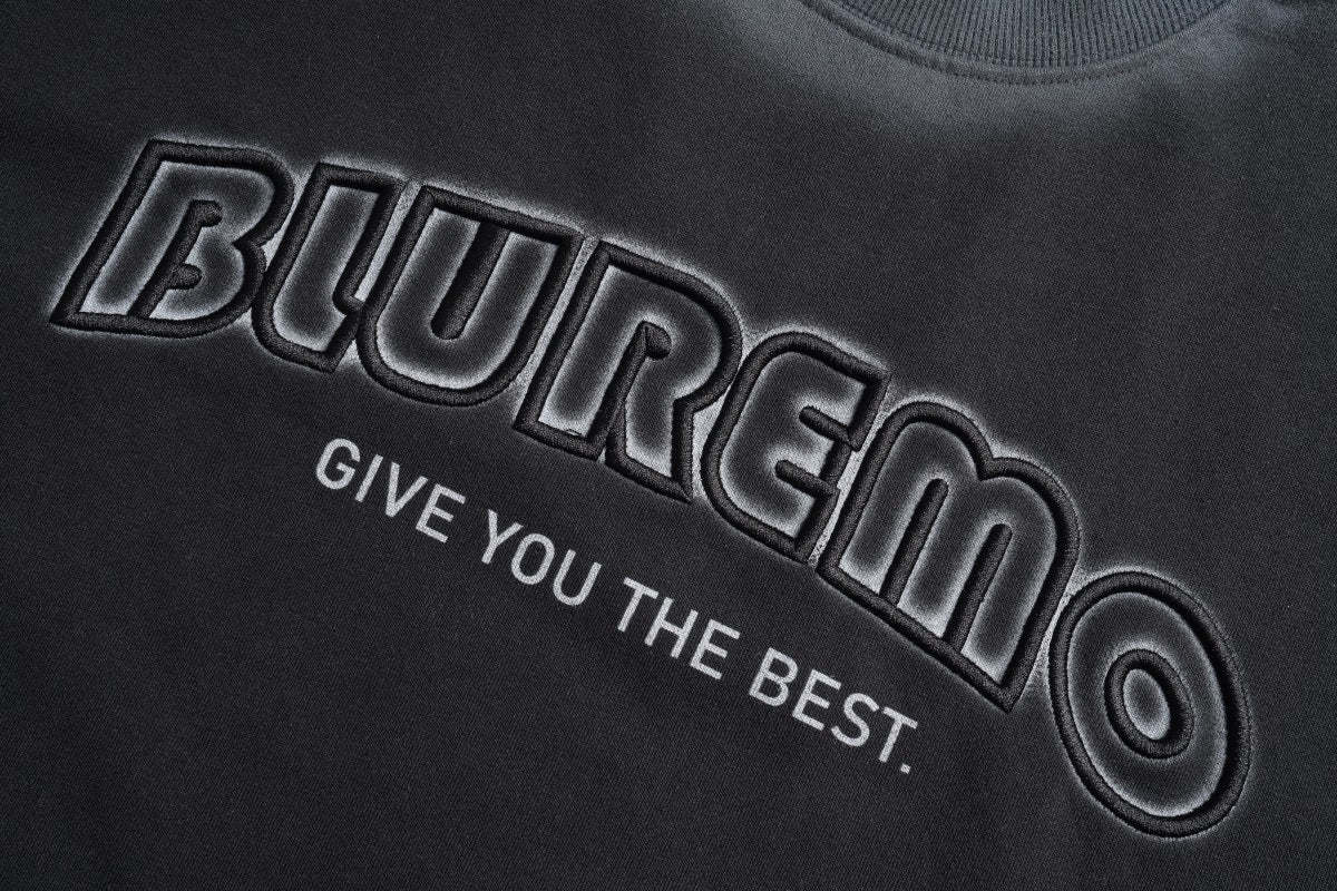 Unisex Ombre Letter Crewneck Sweatshirt