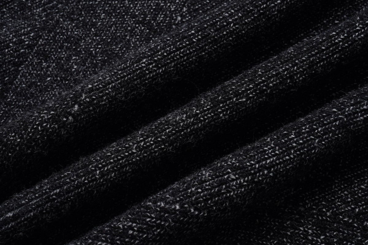 Unisex Loose-Fit Textured Knit Sweater with Studded Geometric Pattern