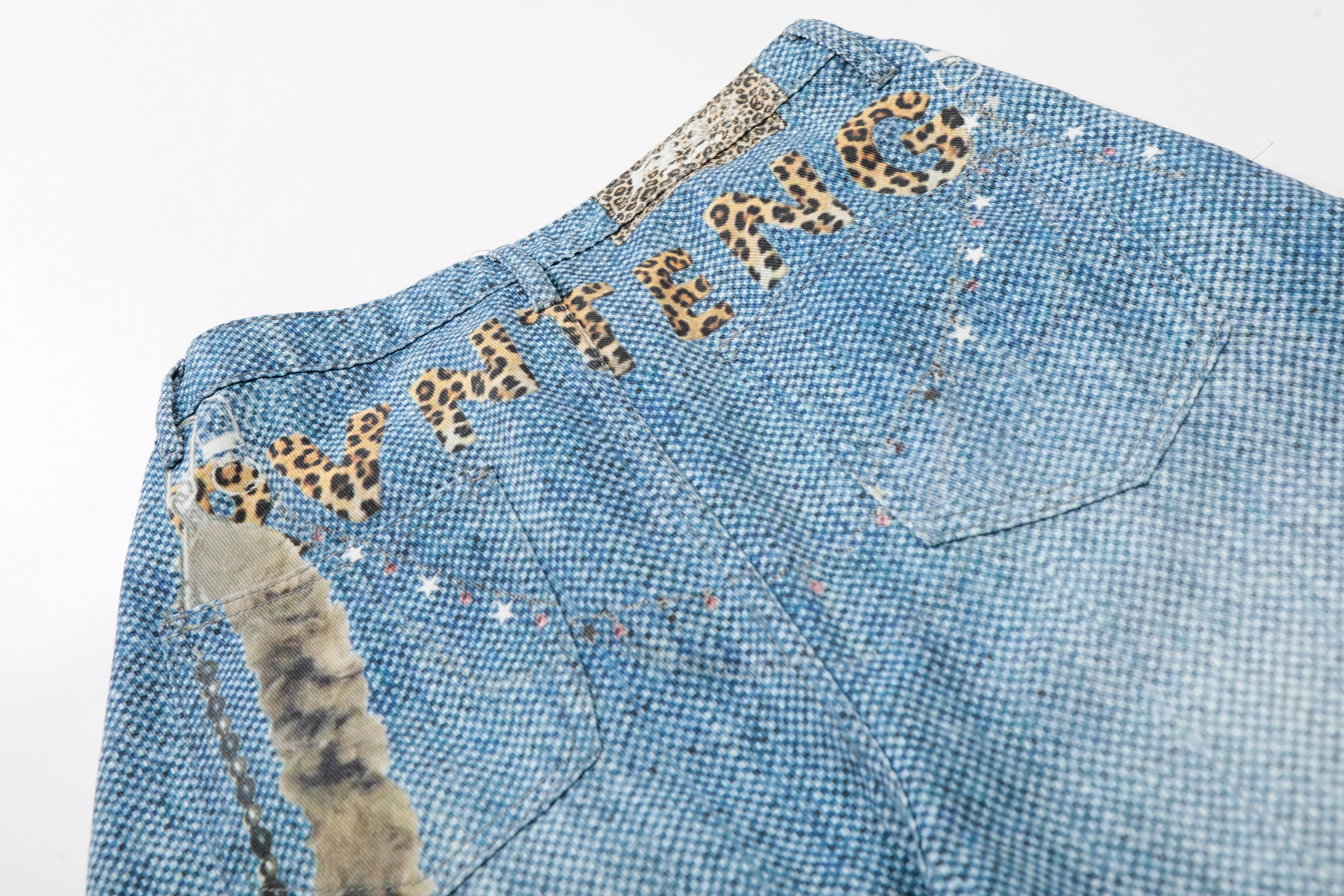 Unisex 3D Printed Straight-Leg Wide-Leg Pants