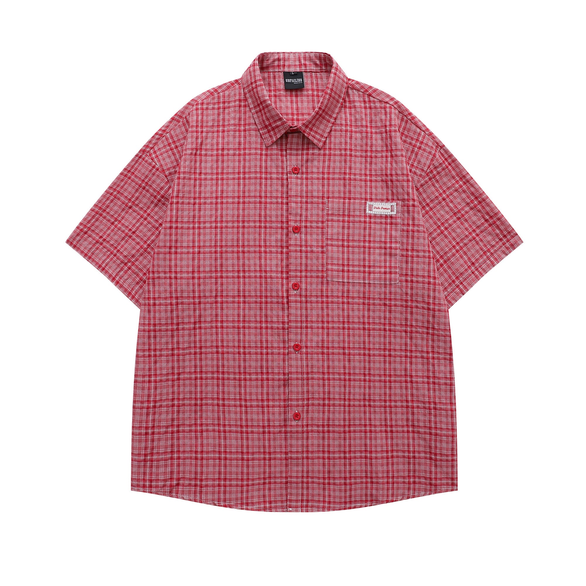 Unisex Stripe Plaid Graphic Tee