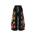 Unisex High-Waist Loose-Fit Fleece Sweatpants