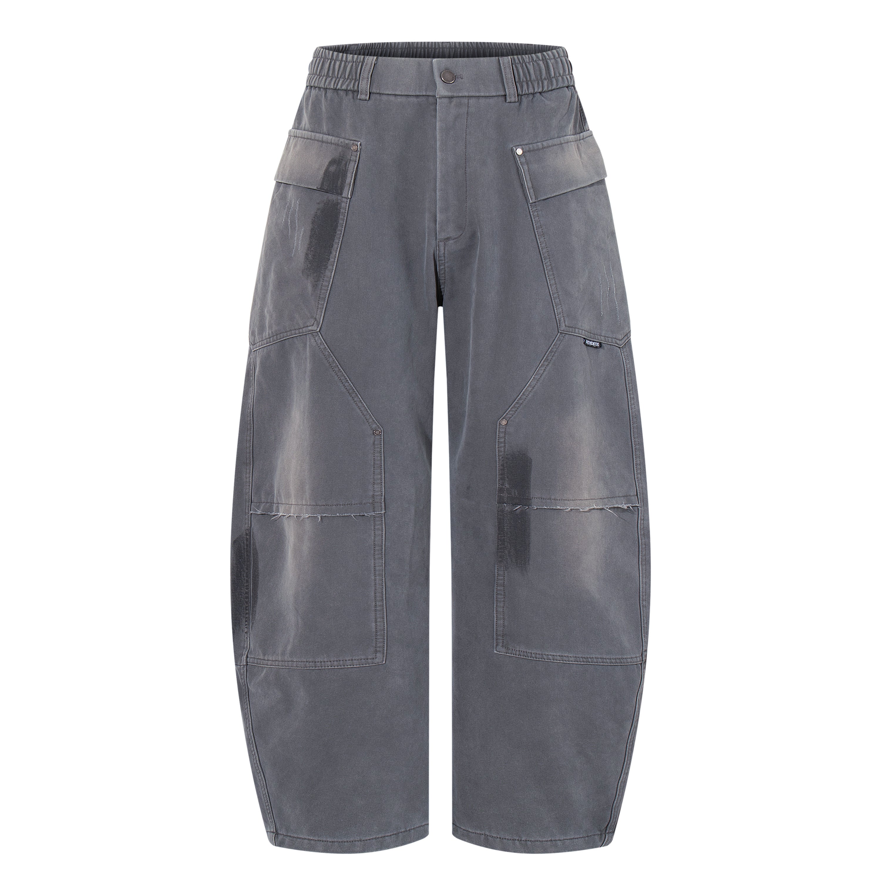 Unisex Vintage Curved-Leg Jeans