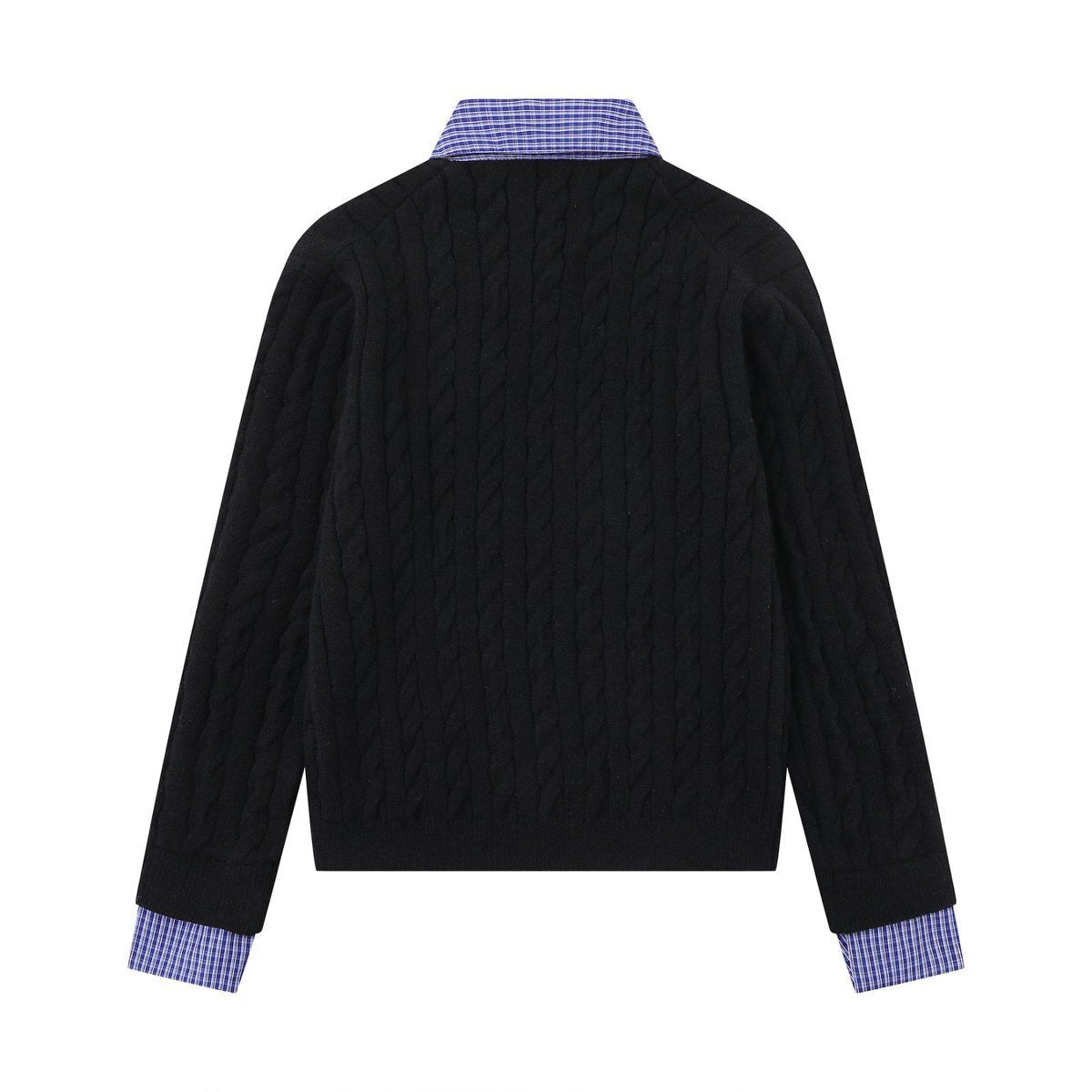 Unisex Vintage Layered-Look Sweater