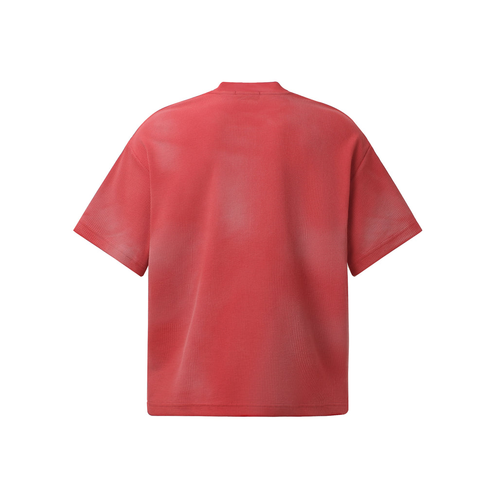 DONOTLOGO Urban Streetwear Collection | Unisex Relaxed Silhouette Tee | Bold Dark Motif & Soft Waffle Knit Fabric