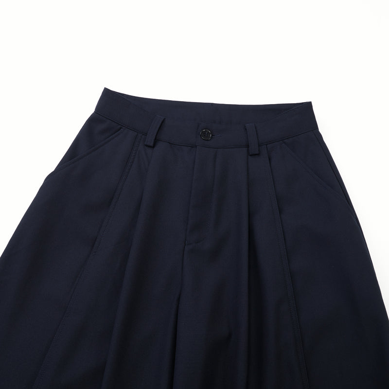 DONOTLOGO Minimalist Black Baggy Suit Pants | Unisex Y2K Wide Leg Trousers | High Street Relaxed Fit Bottoms