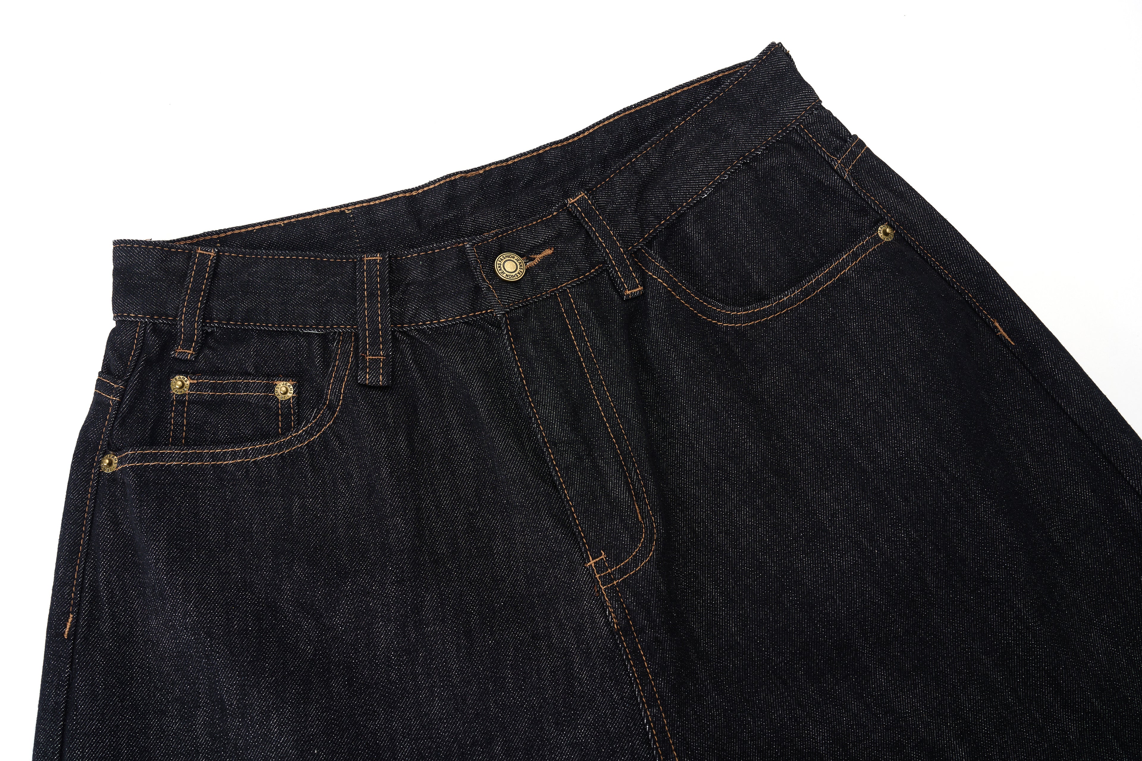 DONOTLOGO Heavyweight Raw Denim Baggy Jorts | Unisex Y2K Wide Leg Denim Shorts | Retro High Street Summer Bottoms