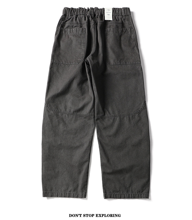 Unisex Solid Color Casual Pants