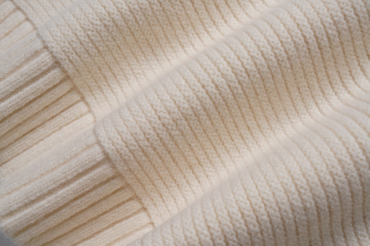 Unisex Casual Pearl-Studded Loose Sweater