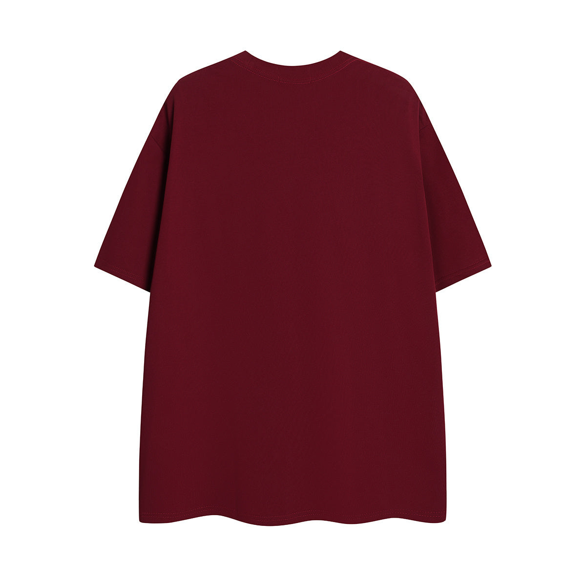 Unisex Street-Style Cracked Letter Graphic T-Shirt