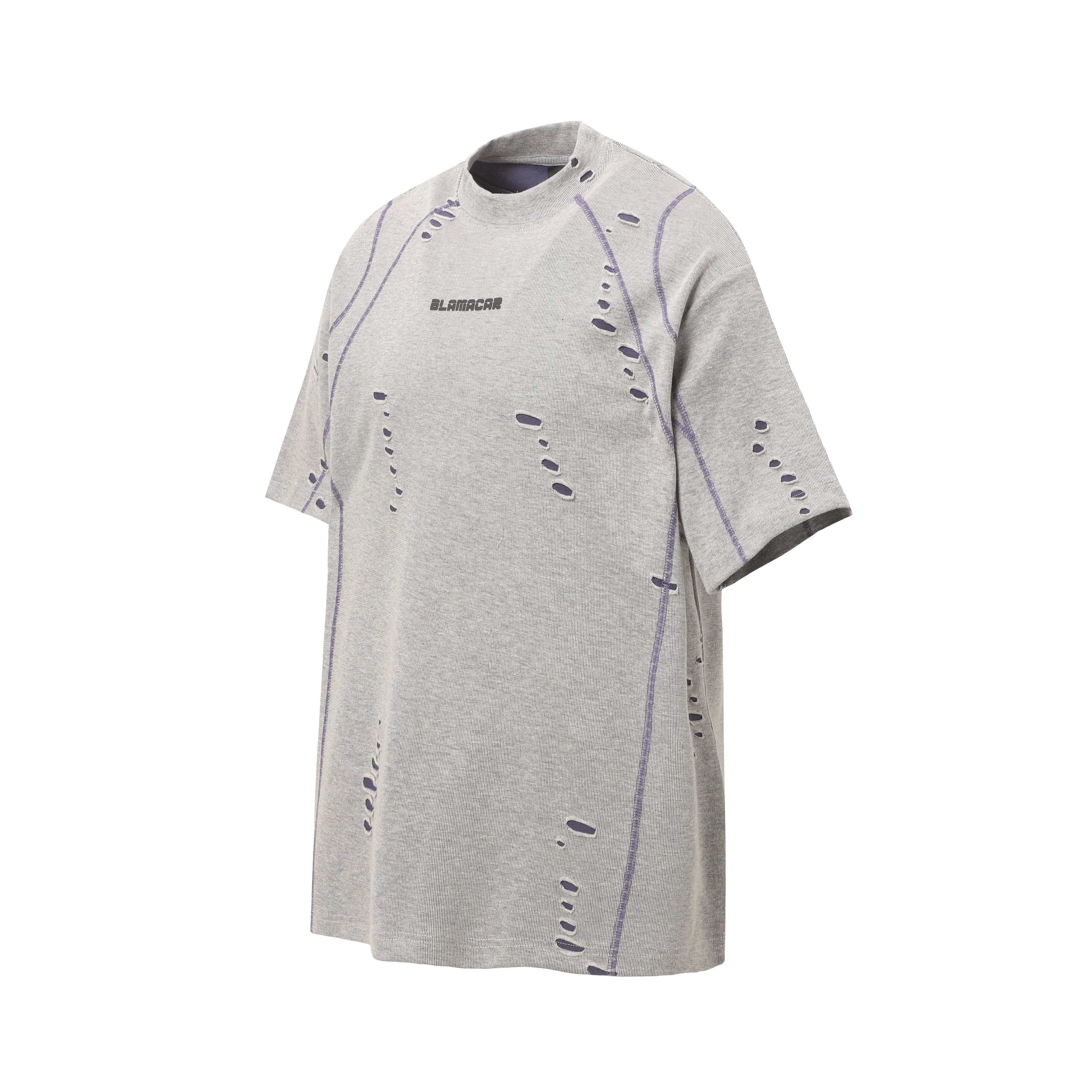 DONOTLOGO Urban Decay Collection | Unisex Relaxed Fit Tee | Bold Ripped Motif & Contrast Seam Detail with Soft Cotton Fabric