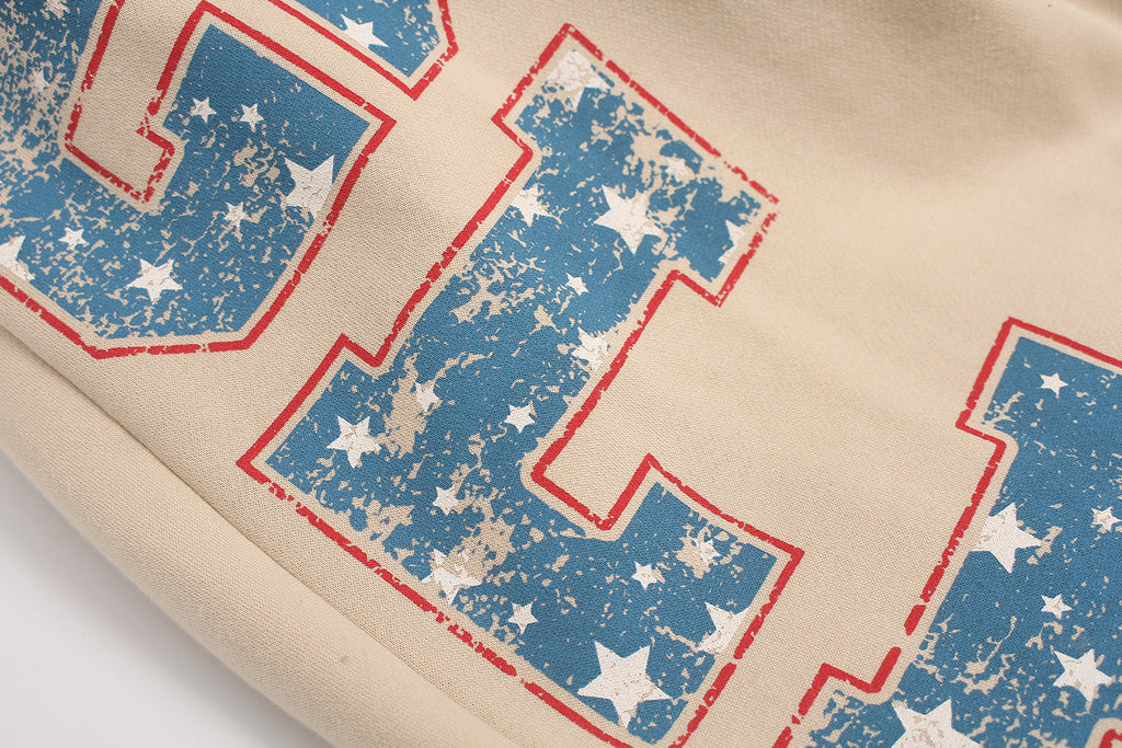 Unisex High-Waist Loose-Fit Fleece Sweatpants