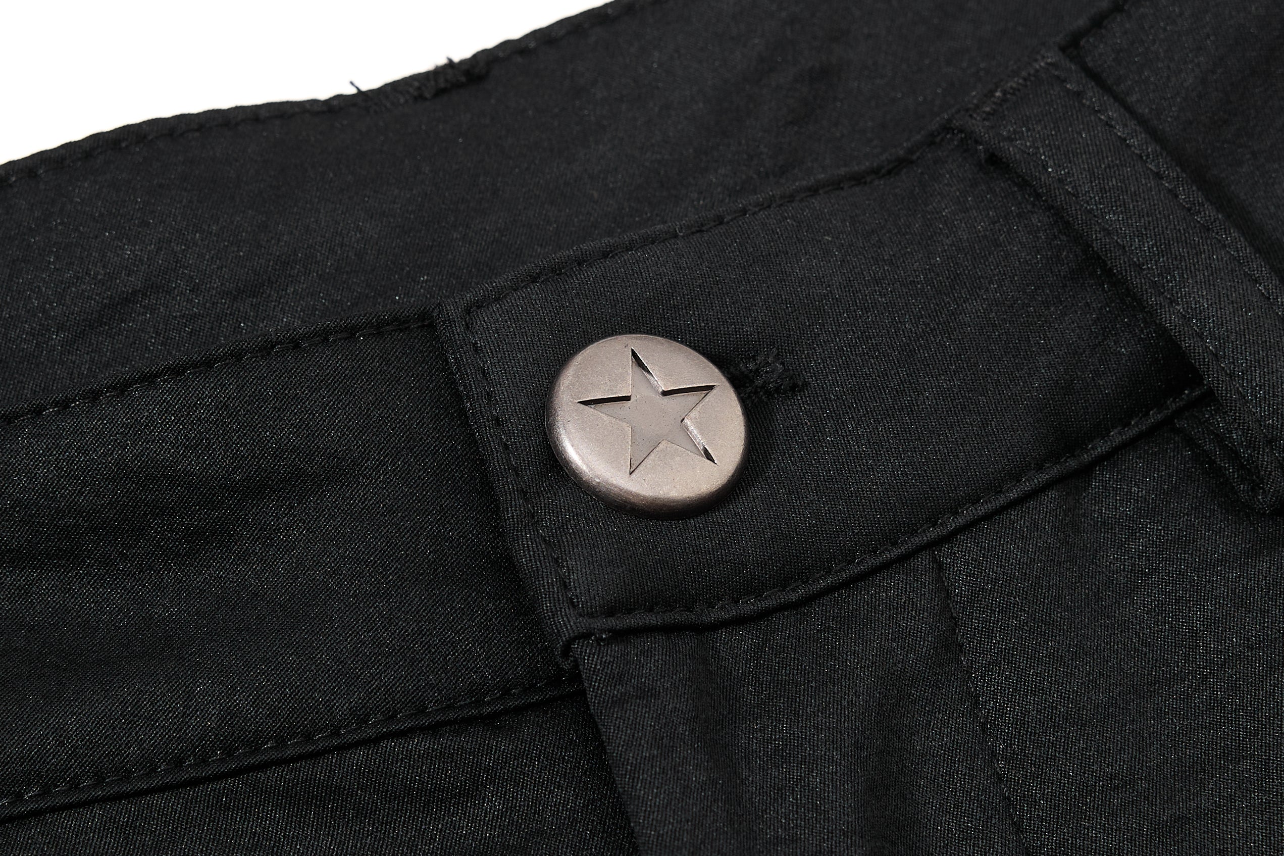 DONOTLOGO Heavy Studded Wide-Leg Denim | Unisex Y2K Punk Rock Rivet Jeans | Vintage Black High Street Oversized Trousers