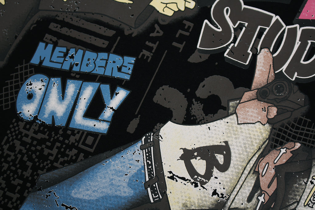 DONOTLGO Unisex Retro Anime Game Streetwear Collage Graphic Tee