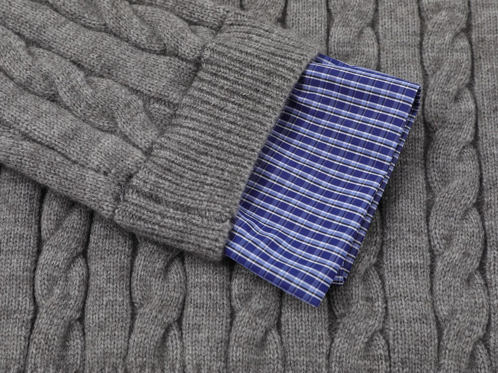 Unisex Vintage Layered-Look Sweater