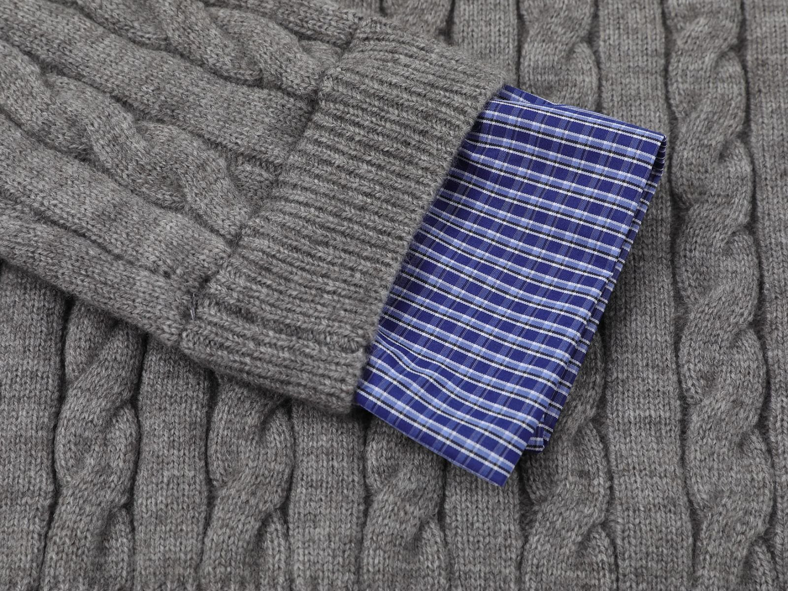 Unisex Vintage Layered-Look Sweater