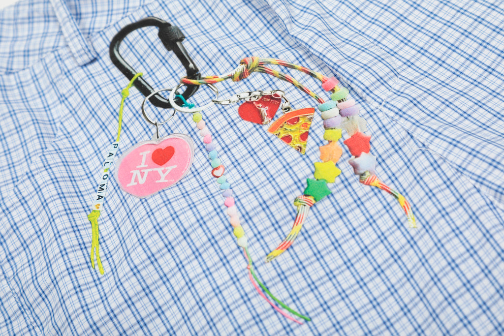 Unisex Vintage Blue Plaid Print Cropped Pants