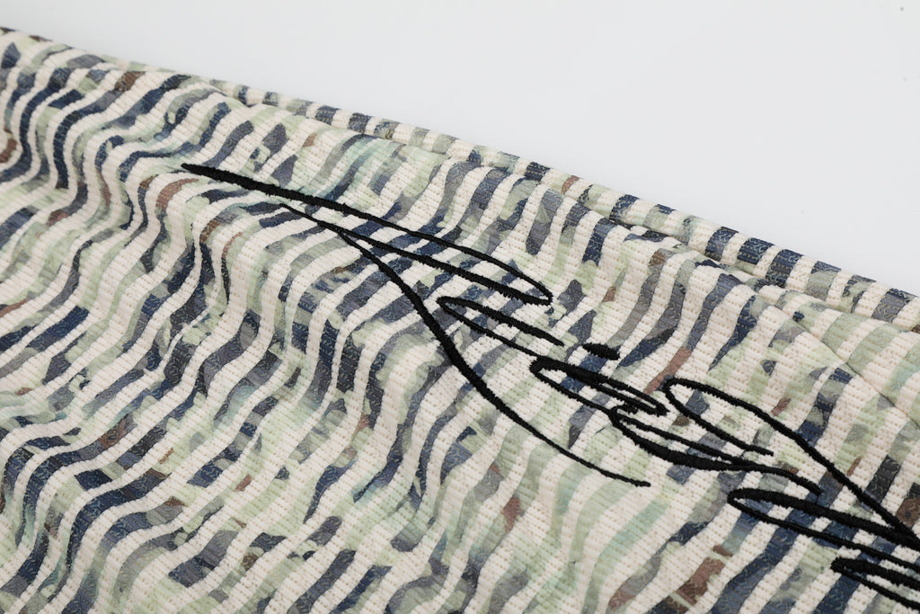 DONOTLOGO Urban Streetwear Collection | Unisex Relaxed Fit Sweatpants | Bold Horizontal Stripe & Embroidered Motif with Soft Cotton Blend Fabric